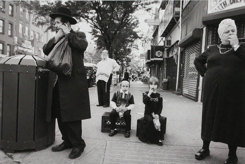 Kids sitting on Milk Crates